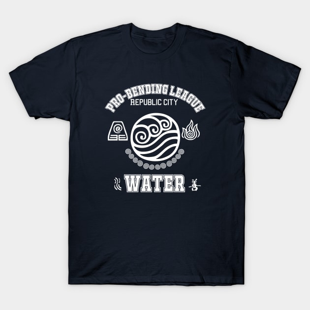 Professional Waterbender T-Shirt by Silentrebel